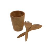 Bote cocina pequeño con utensilios